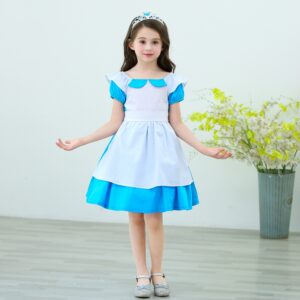 Girl's Princess Dress Alice Cotton Dress Birthday Halloween Dress