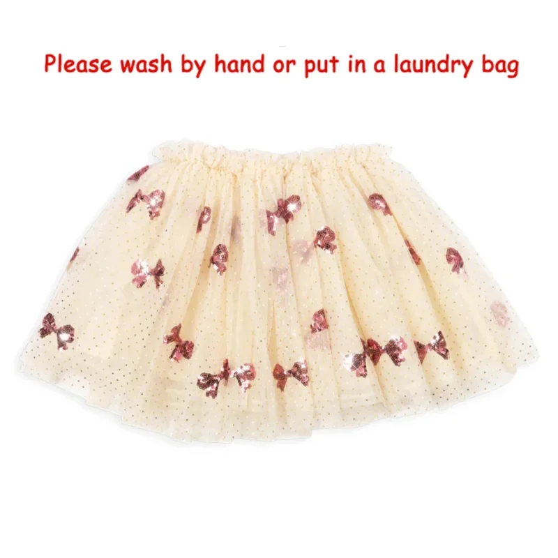 2024 Christmas KS Girls Princess Mesh Dress Kids Pretty Sequin Dresses Baby Cute Skirt Carnival Party Children Voile Dress Gifts - Image 13