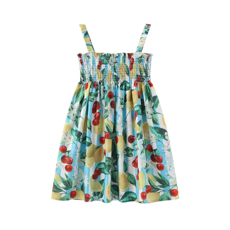 2025 Children Girls Casual Dress Floral Print Toddler Designer Clothes for Princess Party Fashion Elegant Keen-length Costume - Image 11