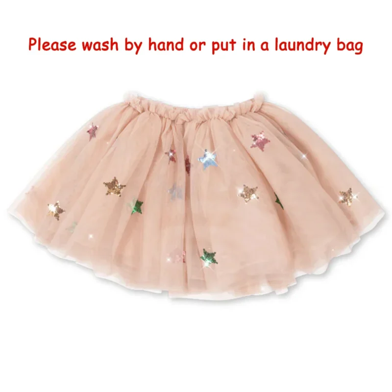 2024 Christmas KS Girls Princess Mesh Dress Kids Pretty Sequin Dresses Baby Cute Skirt Carnival Party Children Voile Dress Gifts - Image 30