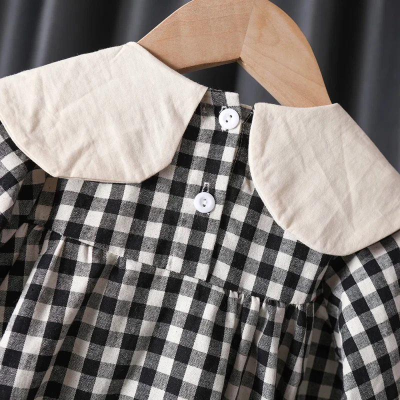 Spring fall toddler kids Girls' Clothes baby Bow Long sleeved Dresses costume for children Girl clothing outer Wear Casual Dress - Image 5