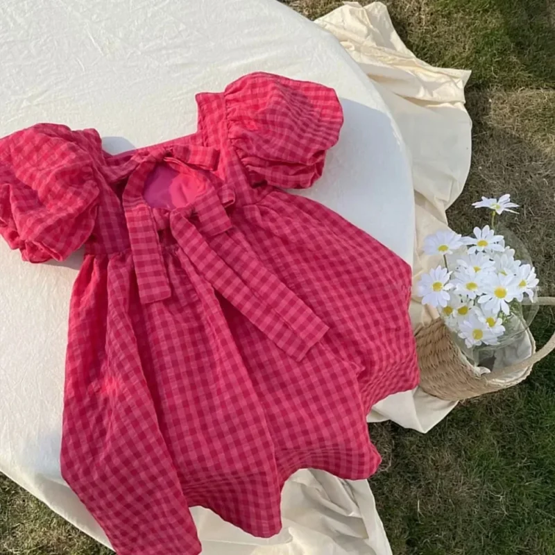 Menoea Summer Floral Print Lolita Child Clothes Sweet Girls Dress Elegant Children Teens Party Princess Sundress 2 7 Year - Image 11