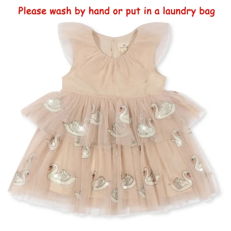 2024 Christmas KS Girls Princess Mesh Dress Kids Pretty Sequin Dresses Baby Cute Skirt Carnival Party Children Voile Dress Gifts - Image 26