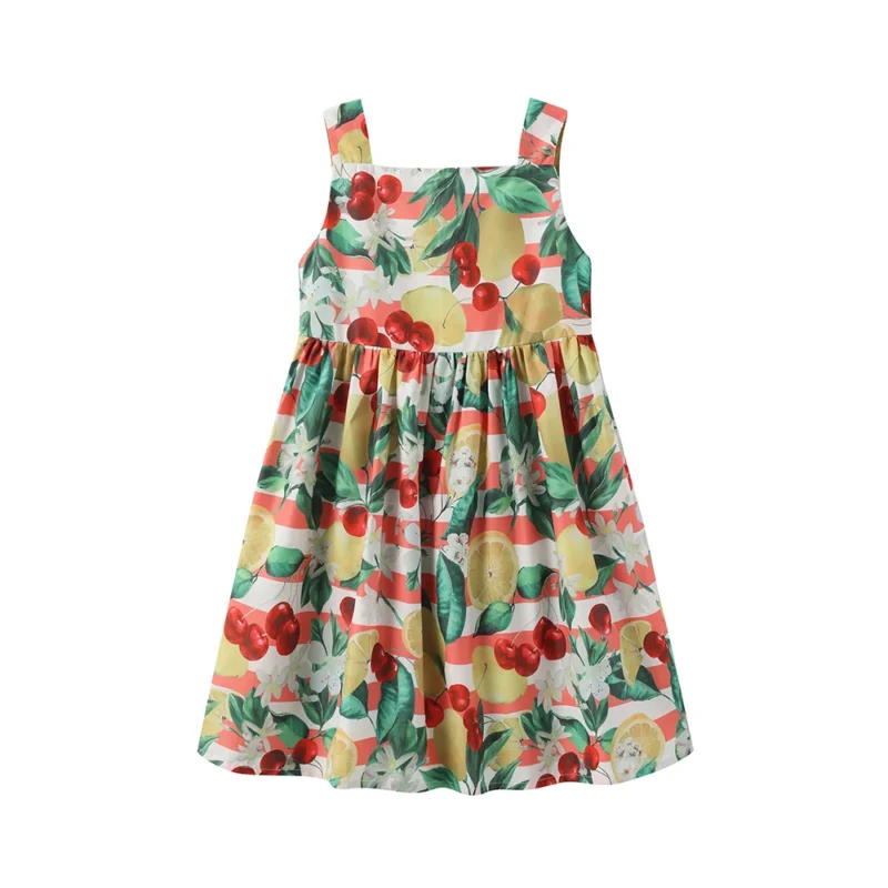 2025 Children Girls Casual Dress Floral Print Toddler Designer Clothes for Princess Party Fashion Elegant Keen-length Costume - Image 12