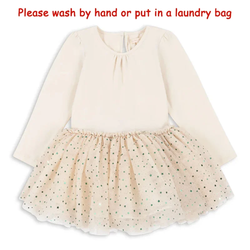 2024 Christmas KS Girls Princess Mesh Dress Kids Pretty Sequin Dresses Baby Cute Skirt Carnival Party Children Voile Dress Gifts - Image 7