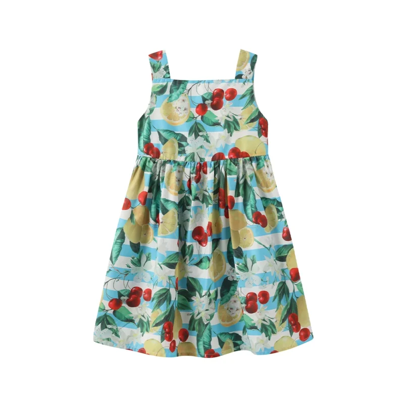 2025 Children Girls Casual Dress Floral Print Toddler Designer Clothes for Princess Party Fashion Elegant Keen-length Costume - Image 21