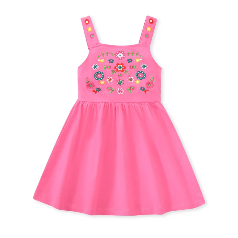 Little maven 2025 Baby Girls Casual Clothes Cotton Lovely Kids Summer Dress for Toddler Infant Children 2 to 7 years - Image 16